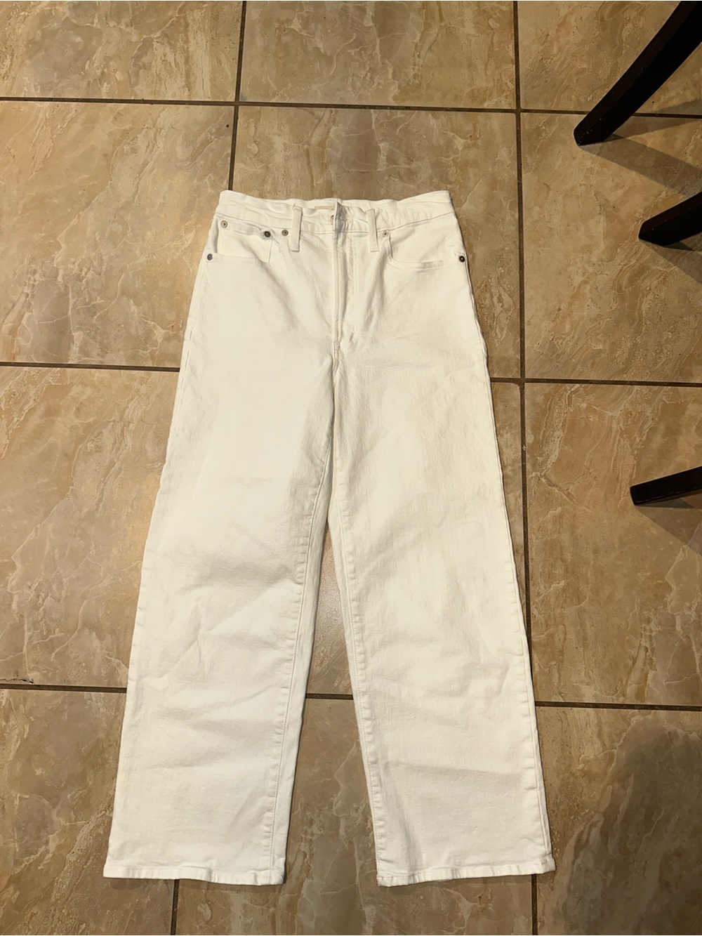 Vintage Canvas MADEWELL The Perfect Vintage Wide-Leg Crop Jeans Size 28